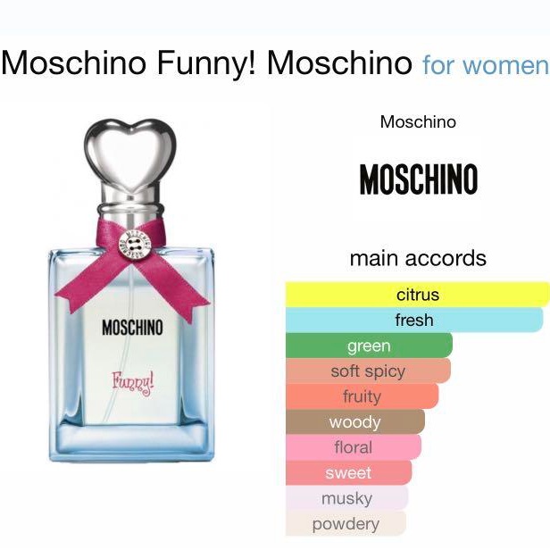 Funny Moschino Perfume Women 17 Oz 50 Ml Eau De Toilette Funny Moschino Perfume Women 17 Oz 50 Ml Eau De Toilette